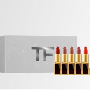 Tom Ford Lipstick LIP COLOR MINI DELUXE SET - Red, Mauve, Coral Hues